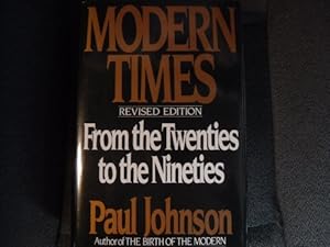 Imagen del vendedor de Modern Times: The World from the Twenties to the Nineties a la venta por Pieuler Store