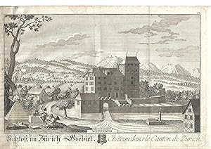 Château dans le canton de ZÜRICH - WETZICKON - 1756