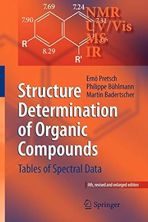 Seller image for Structure Determination of Organic Compounds: Tables of Spectral Data for sale by Pieuler Store