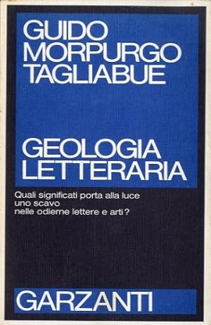 Imagen del vendedor de Geologia letteraria. a la venta por LIBET - Libreria del Riacquisto