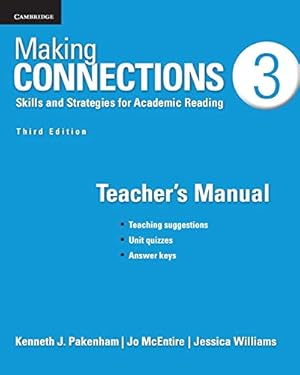 Image du vendeur pour Making Connections Level 3 : Skills and Strategies for Academic Reading mis en vente par Pieuler Store