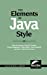Seller image for The Elements of Java- Style for sale by Pieuler Store