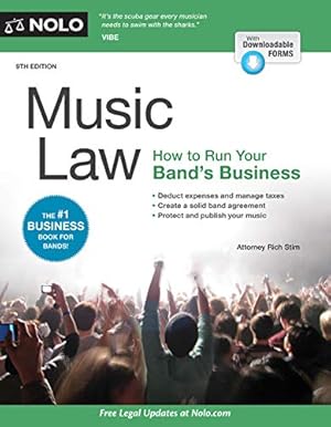 Seller image for Music Law: How to Run Your Band's Business for sale by Pieuler Store