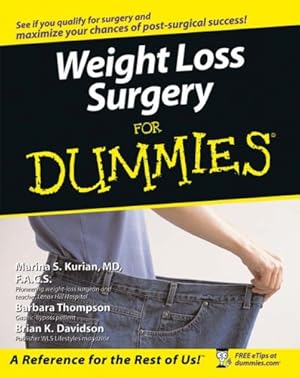 Seller image for Weight Loss Surgery For Dummies for sale by Pieuler Store