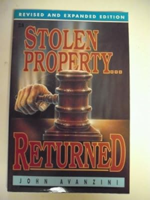 Seller image for Stolen Property: Returned for sale by Pieuler Store