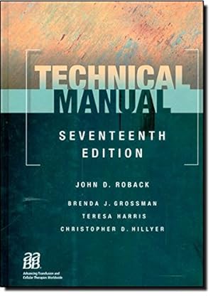 Imagen del vendedor de Technical Manual, 17th edition a la venta por Pieuler Store