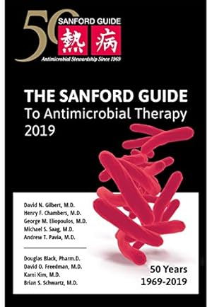Seller image for The Sanford Guide to Antimicrobial Therapy 2019: 50 Years: 1969-2019 for sale by Pieuler Store
