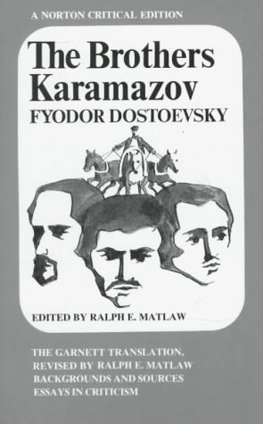 Seller image for The Brothers Karamazov: The Garnett Translation (Norton Critical Editions) for sale by Pieuler Store