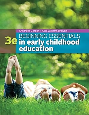 Image du vendeur pour Beginning Essentials in Early Childhood Education mis en vente par Pieuler Store
