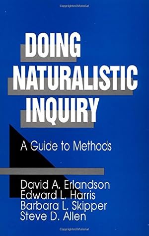 Seller image for Doing Naturalistic Inquiry: A Guide to Methods for sale by Pieuler Store