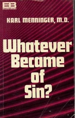 Immagine del venditore per Whatever Became of Sin? venduto da Pieuler Store