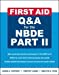 Seller image for First Aid Q&A for the NBDE Part II for sale by Pieuler Store