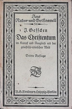 Bild des Verkufers fr Aus der Werdezeit des Christentums. Studien und Charakteristiken. Aus Natur und Geisteswelt; Bd. 54. zum Verkauf von Antiquariat Bookfarm