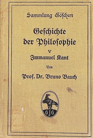 Bild des Verkufers fr Immanuel Kant. Sammlung Gschen; Bd. 536. zum Verkauf von Antiquariat Bookfarm