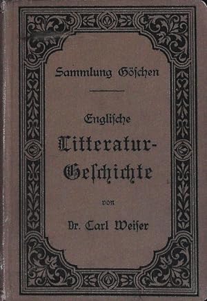 Immagine del venditore per Englische Literaturgeschichte. Sammlung Gschen; Bd. 69. venduto da Antiquariat Bookfarm