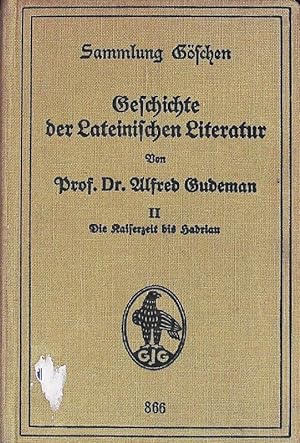 Bild des Verkufers fr Geschichte der lateinischen Literatur. Sammlung Gschen; Bd. 866. zum Verkauf von Antiquariat Bookfarm