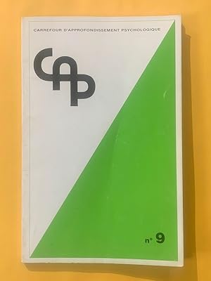 Seller image for Carrefour d'approfondissement psychologue n?9 [French] for sale by Exchange Value Books