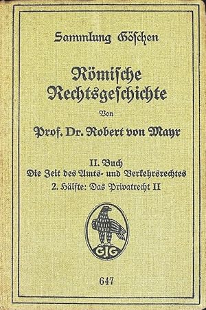 Bild des Verkufers fr Das Privatrecht II: Schuldverhltnisse und Erbschaft. Sammlung Gschen; Bd. 647. zum Verkauf von Antiquariat Bookfarm