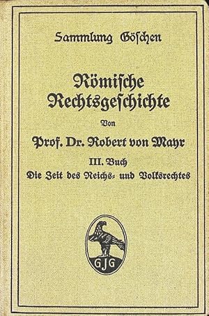 Bild des Verkufers fr Die Zeit des Reichs- und Volksrechtes. Sammlung Gschen; Bd. 648. zum Verkauf von Antiquariat Bookfarm