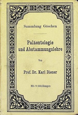 Bild des Verkufers fr Palontologie und Abstammungslehre. Sammlung Gschen; Bd. 460. zum Verkauf von Antiquariat Bookfarm