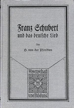 Seller image for Franz Schubert und das deutsche Lied. Wissenschaft und Bildung; Bd. 130. for sale by Antiquariat Bookfarm