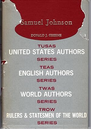 Image du vendeur pour Samuel Johnson (Twayne's English Authors Series) mis en vente par Dorley House Books, Inc.