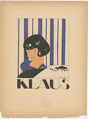 [Chocolate]. Klaus. [From] Feuillets d'art. Recueil de littérature et d'art contemporain.