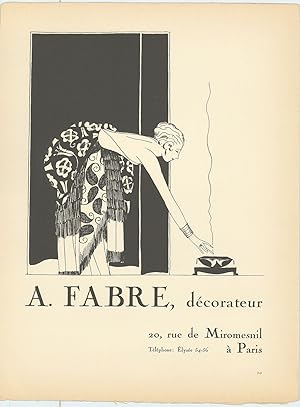 A. Fabre, décorateur. 20, rue de Miromesnil à Paris. [From] Feuillets d'art. Recueil de littératu...