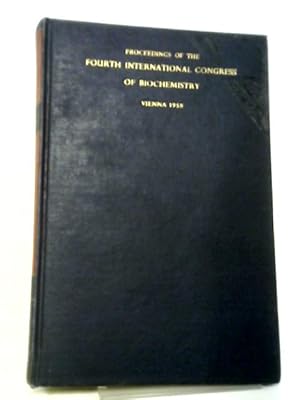 Bild des Verkufers fr Symposium III, Volume III - Biochemistry of the Central Nervous System (Proceedings of the Fourth International Congress of Biochemistry, Vienna 1-6 September 1958) zum Verkauf von World of Rare Books