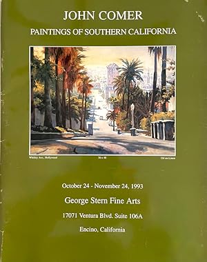 Seller image for John Comer: Paintings of Southern California for sale by Randall's Books