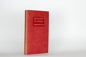 Bild des Verkufers fr Peculiarities in English zum Verkauf von Stevens Vintage Books