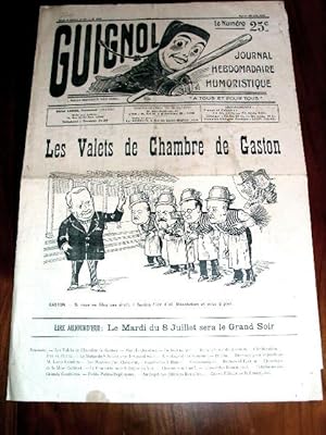 Guignol. Journal hebdomadaire satirique, n° 1030, samedi 30 Juin 1934. Les valets de chambre de G...