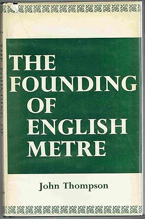 Seller image for The Founding of English Metre for sale by Hyde Brothers, Booksellers