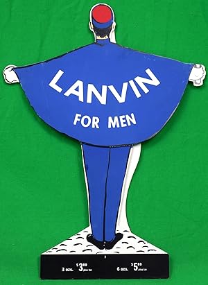 Seller image for Lanvin For Men Cologne 3-D Advert Sign for sale by The Cary Collection