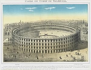 Imagen del vendedor de Plaza de Toros in Valencia mit Blick auf die Stadt ('Plaza De Toros De Valencia.'). a la venta por Antiquariat Norbert Haas