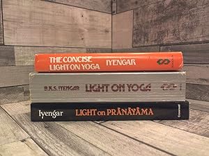 Imagen del vendedor de B.K.S. Iyengar, 3 Book Set (Light on Yoga, Light on Pranayama, The Concise Light on Yoga) a la venta por Archives Books inc.