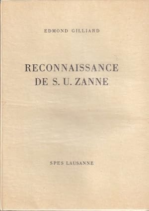 Image du vendeur pour Reconnaissance de S.U.Z.A.N.N.E. mis en vente par ARTLINK