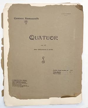 Quatuor en ré pour instruments à archet