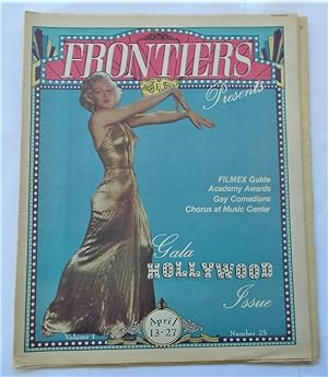 Frontiers (Vol. Volume 1 Number No. 25, April 13-27, 1983) Gay Newsmagazine News Magazine