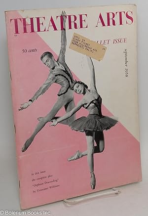 Bild des Verkufers fr Theatre Arts: vol. 42, #9, Sept. 1958: complete text of "Orpheus Descending" zum Verkauf von Bolerium Books Inc.