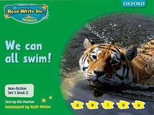 Image du vendeur pour Read Write Inc. Phonics: Non-fiction Set 1 (Green): We can all swim! mis en vente par WeBuyBooks