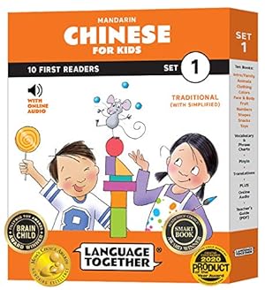 Immagine del venditore per Chinese for Kids: 10 First Reader Books with Online Audio, Pinyin, Traditional Characters (Children Learning Mandarin) Set 1 by Language Together venduto da Pieuler Store