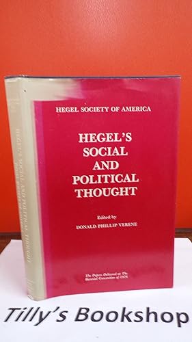Hegel's Social and Political Thought : The Philosophy of Objective Spirit