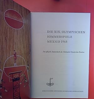 Imagen del vendedor de Die XIX. Olympischen Sommerspiele Mexico 1968 a la venta por biblion2