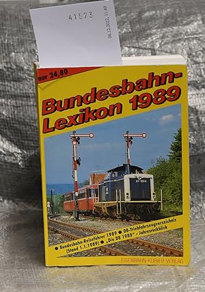 Bundesbahn-Lexikon 1989 - Bundesbahn-Reiseführer 1989 - DB-Triebsfahrzeugverzeichnis (Stand. 1.1....