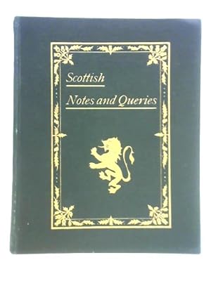 Bild des Verkufers fr Scottish Notes and Queries - Third Series Vol. V zum Verkauf von World of Rare Books