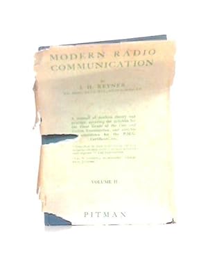 Seller image for Modern Radio Communication, Volume 2 for sale by World of Rare Books