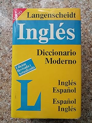 Diccionario moderno Langenscheidt : Español-Inglés, Inglés-Español