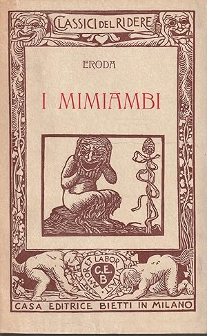 Imagen del vendedor de I mimiambi di Eroda a la venta por Messinissa libri