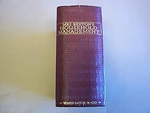 Imagen del vendedor de Mrs. Beeton's Household Management. A Complete Cookery Course.with 32 plates in colour and nearly 700 illustrations. NEW EDITION. a la venta por Carmarthenshire Rare Books